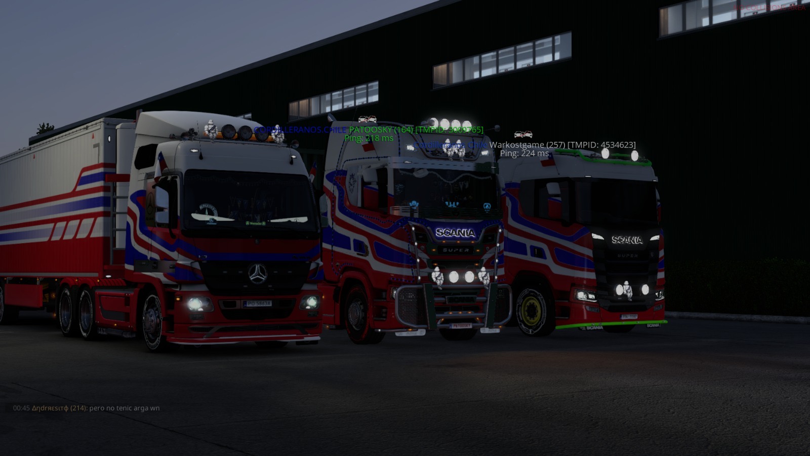 Convoy Cordilleranos en ruta