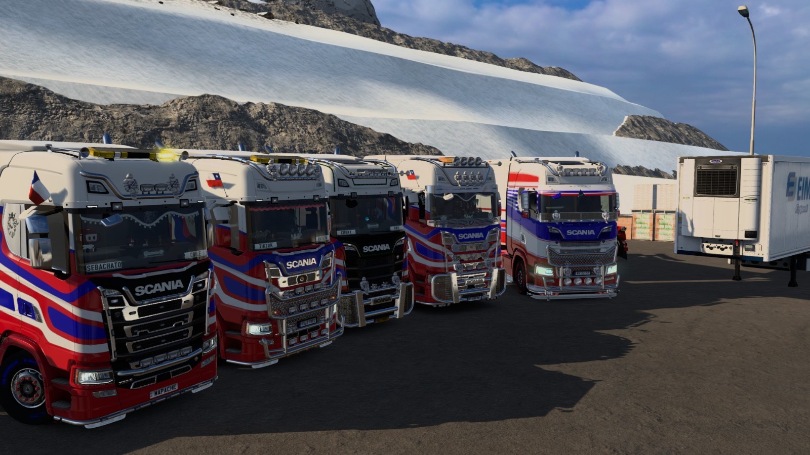 Convoy Cordilleranos en ruta