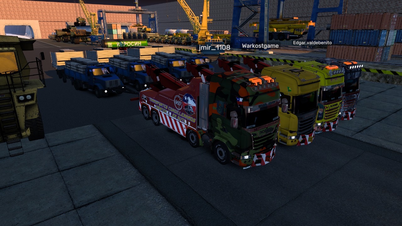 Convoy Cordilleranos en ruta