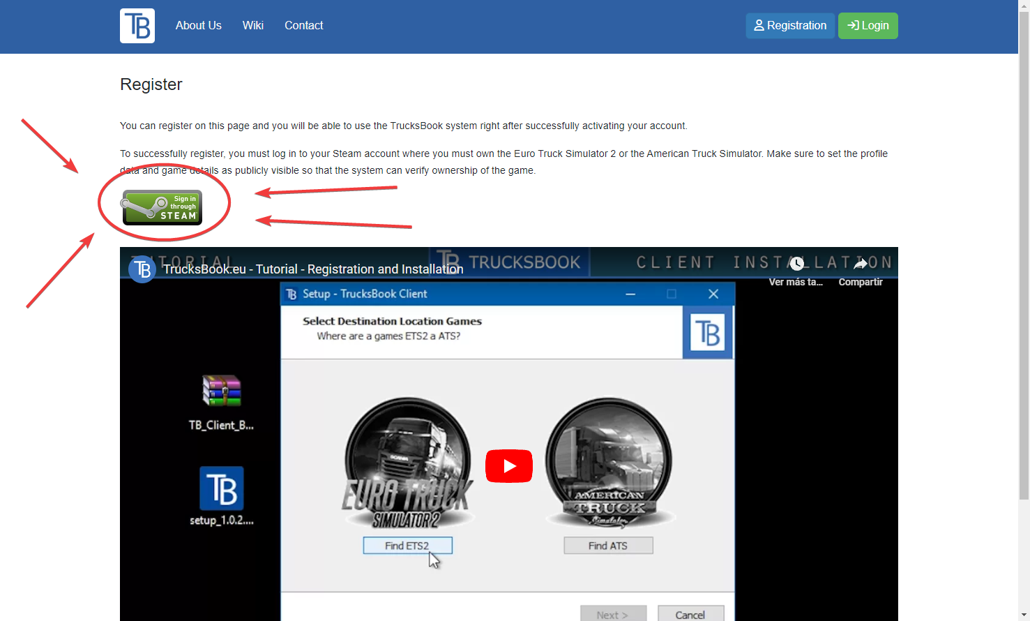 Inicio de sesión con Steam